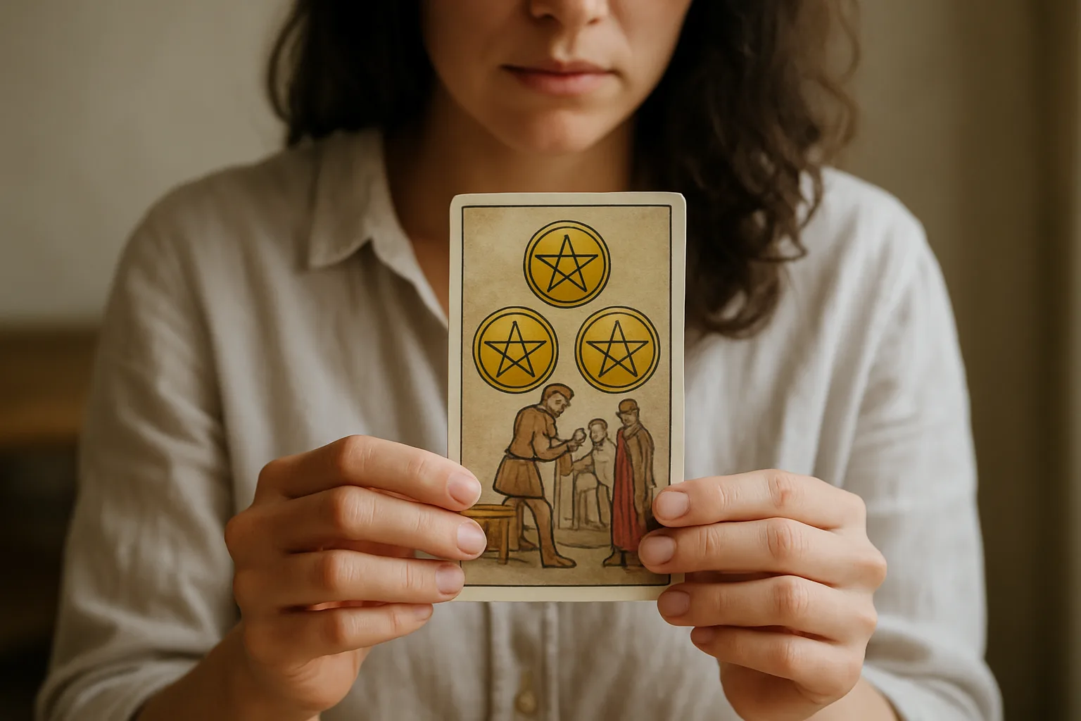 3 de oros en el tarot: significado, simbolismo e interpretación práctica