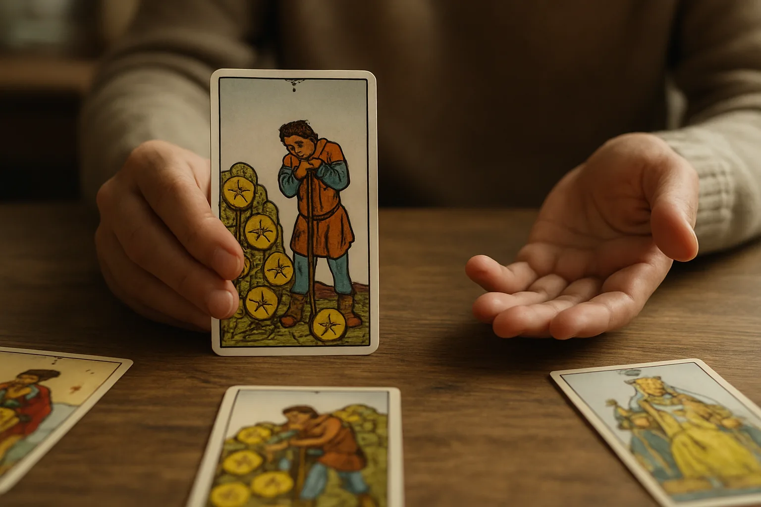 7 de Oro en el tarot: significado espiritual y simbolismo en la tradición esotérica