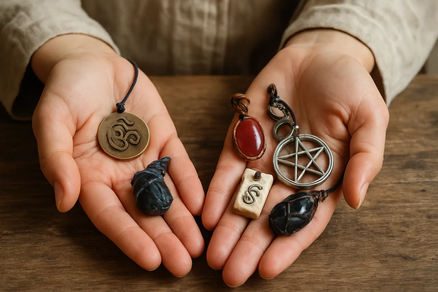 Amuletos de protección: significado, usos y precauciones en la práctica espiritual