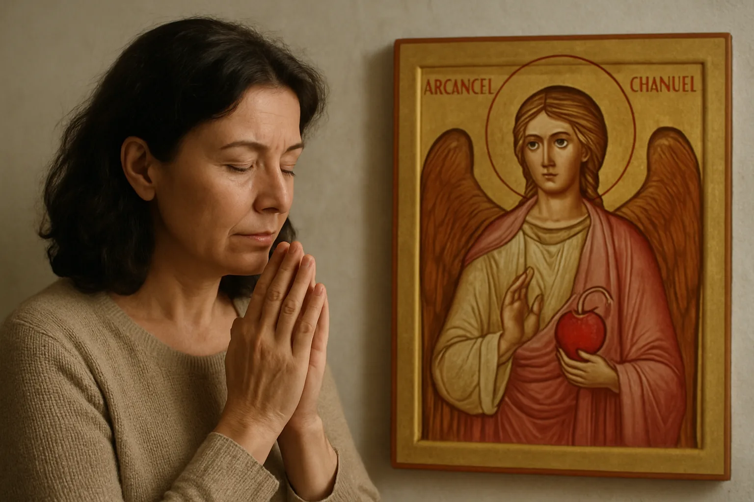 Arcángel Chamuel: oración, significado y su función en la tradición angelical