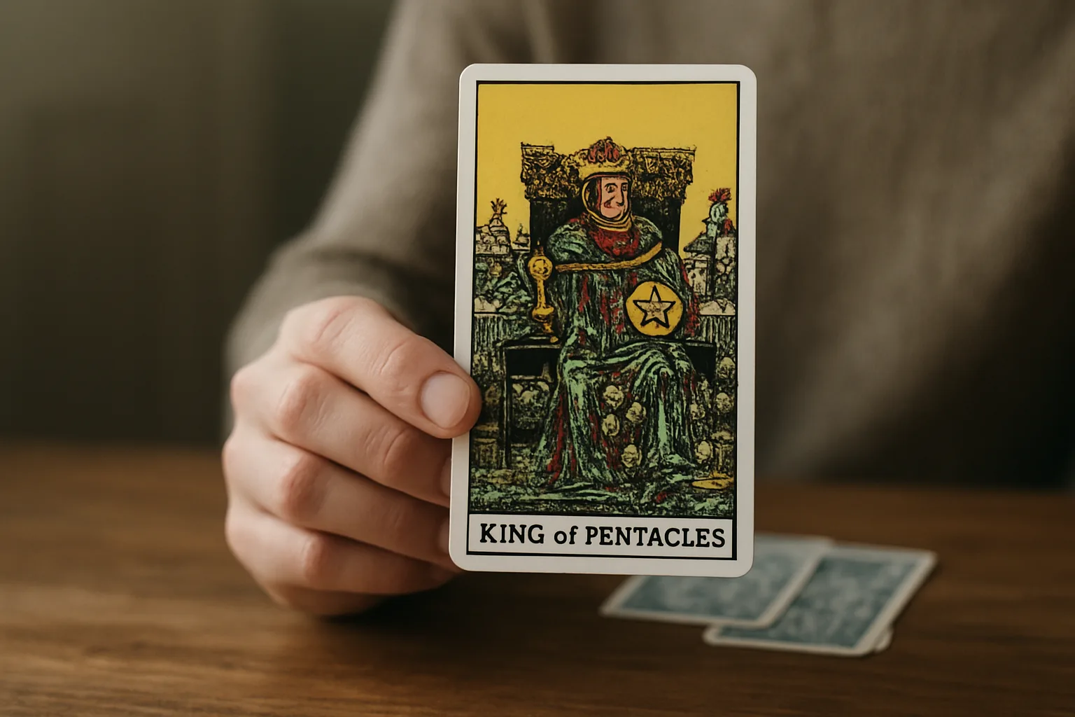 Rey de Oros en el tarot: significado espiritual, símbolos y lecturas clave