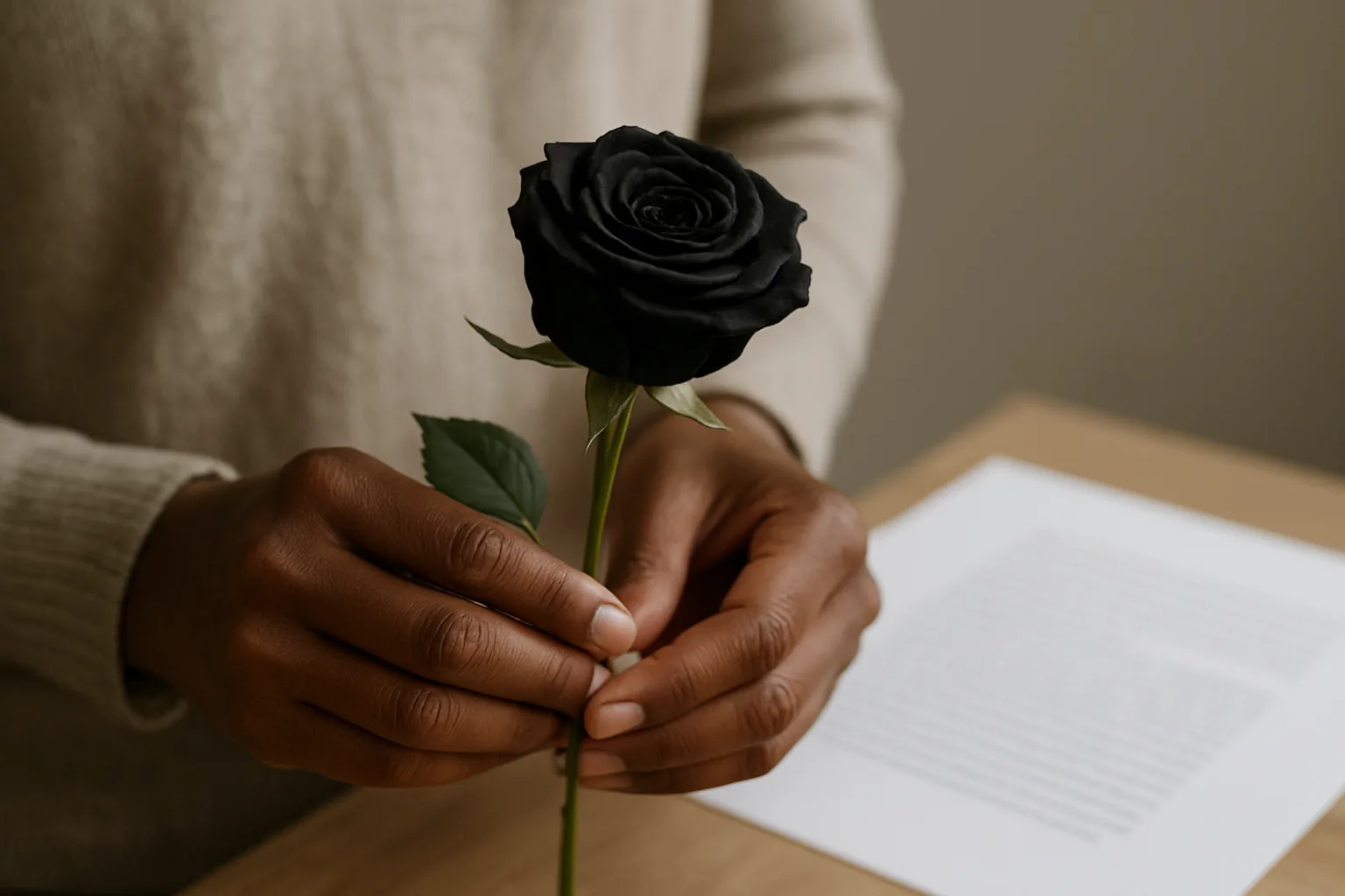 Rosa negra significado: todo lo que tenés que saber sobre su simbolismo espiritual